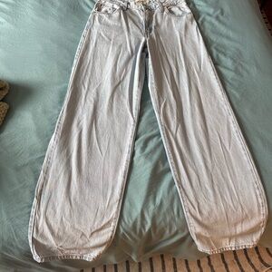 Baggy Dad Low Rise Light Blue Jeans